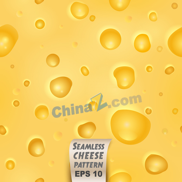 美味奶酪背景矢量图