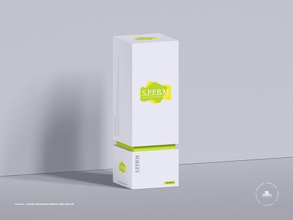 白色产品包装盒样机