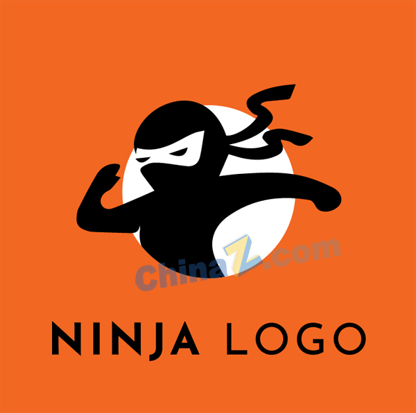 忍者矢量LOGO设计