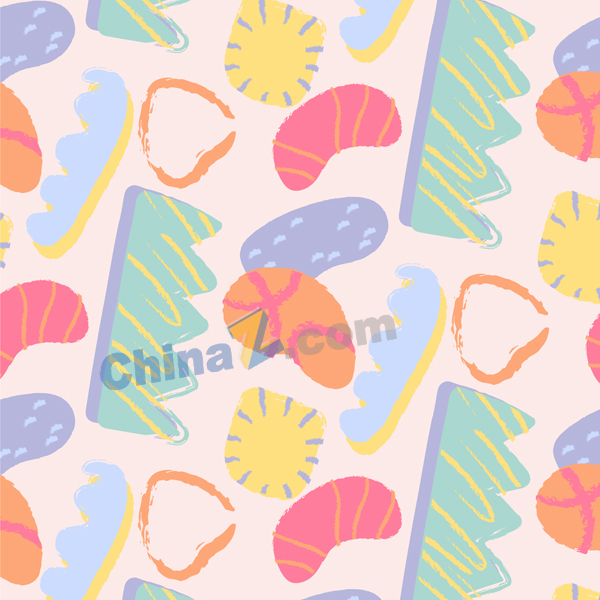 手绘涂鸦矢量图案素材