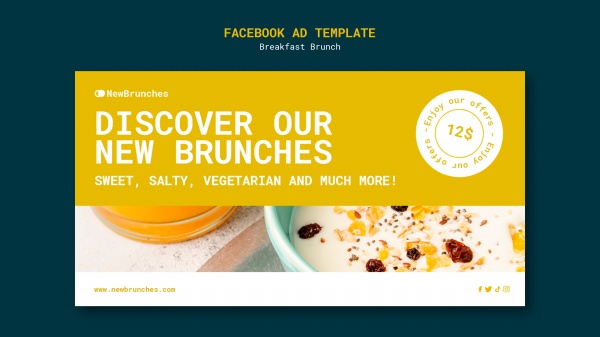 餐厅宣传横幅模板设计源文件