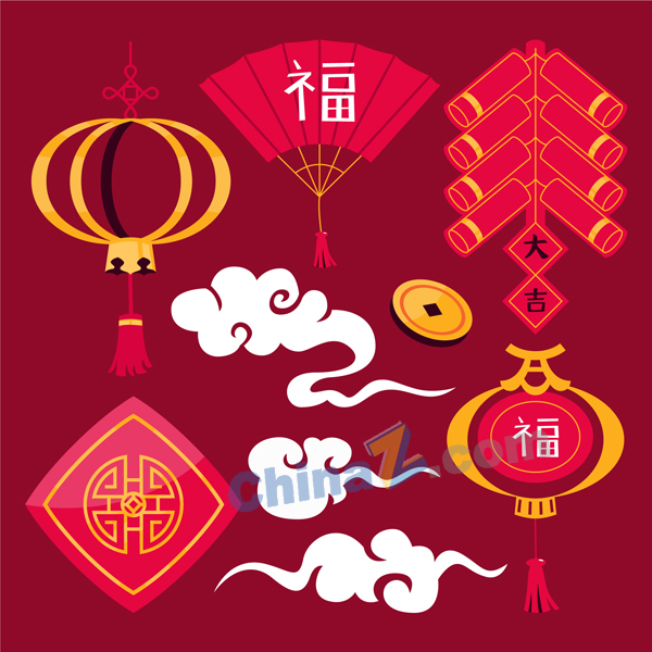 新年国风矢量设计元素