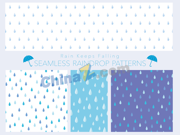 雨滴矢量背景图设计