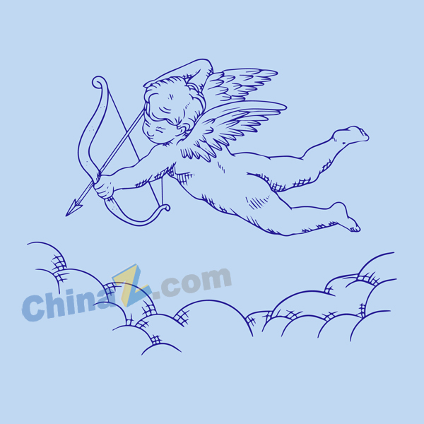 丘比特矢量插画设计