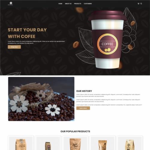 咖啡豆在线购买服务商场网站模板