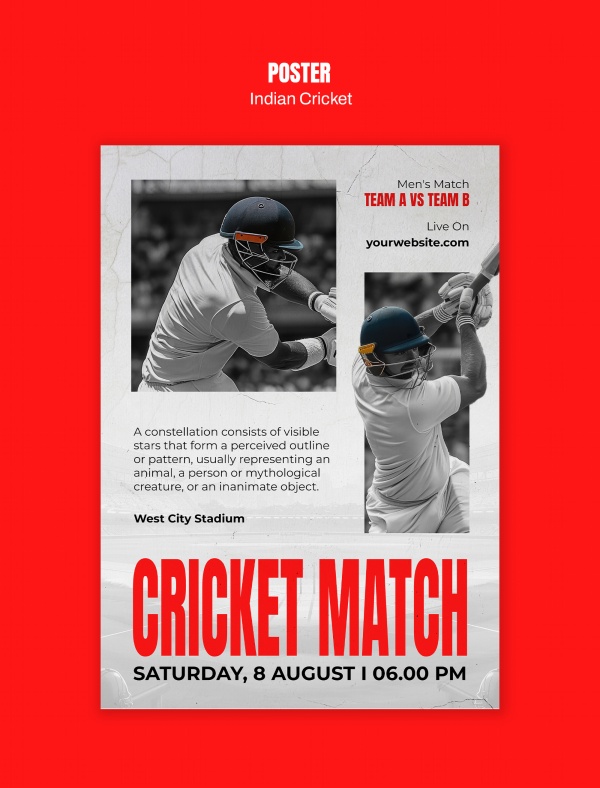 棒球运动海报PSD源文件设计