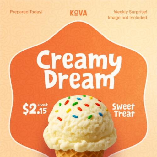 美味冰淇淋美食主图设计素材