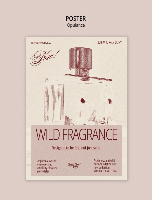 香水香氛海报设计PSD素材