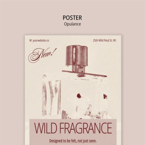 香水香氛海报设计PSD素材
