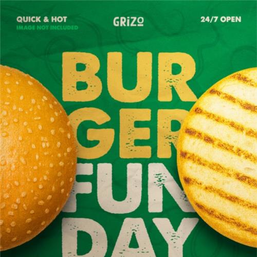 汉堡美食主题宣传招贴ps素材